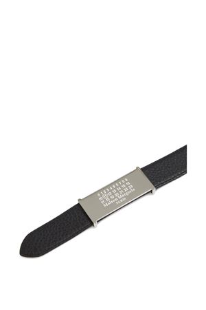 Black leather belt MAISON MARGIELA | SA3TP0011P8611HB112